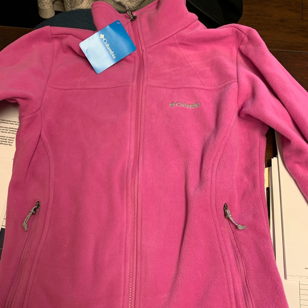 Brand new Columbia Full zip up light fleece coat
